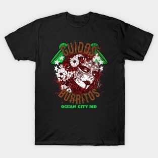 Guidos Burritos Ocean City Maryland on the Boardwalk T-Shirt